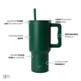 thumbnail image 2 of Simple Modern 30 fl oz Insulated Stainless Steel Trek Tumbler with Straw Lid | Deep Forest, 2 of 10