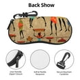 thumbnail image 3 of Honeii Dancing African Women Print Neoprene Glasses Case,Spacious for Sunglasses and Eyeglasses,Zipper Eyeglass Case With Belt Clip, 3 of 6