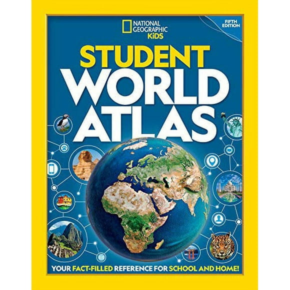 Pre-Owned: National Geographic Student World Atlas, 5th Edition (Paperback, 9781426334818, 1426334818)