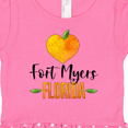 thumbnail image 3 of Inktastic Fort Myers Florida Orange in Heart Gift Baby Girl Dress, 3 of 4