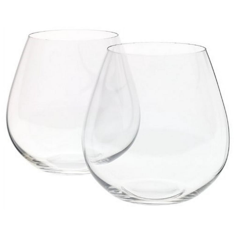 Riedel O Series 23.88 oz. Stemless Crystal Pinot and Nebbiolo Wine Glass  (2-Pack) 0414/07 - The Home Depot