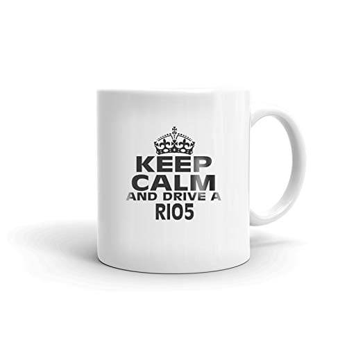 KIA RIO5 Keep Calm and Drive Coffee Tea Ceramic Mug Office Work Cup Gift 11 oz