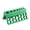 Green, variant on Round Pipe Drill Guide Molded Multi Size Hole Locator Block for Centered Vertical Drilling in Household Setup Tasks