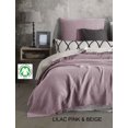 thumbnail image 7 of Dual Color Organic Cotton, 4 Layer Gauze, Oversize Lightweight Gauze Blanket, Gauze Muslin Cotton Bed Cover, Muslin Oversize Sofa Throw, Muslin Bedding, Adult Muslin Bedspread ,With Fringes, 7 of 7
