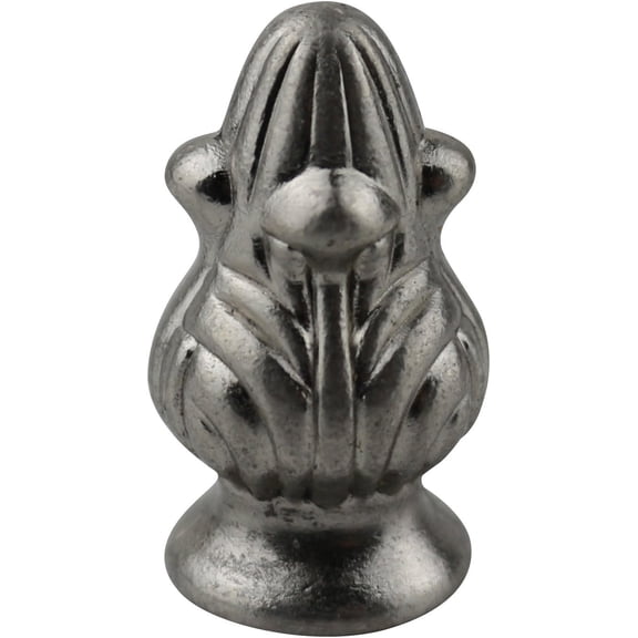 Urbanest Rothwell Lamp Finial – 1 5/16 Inch Tall, Brushed Nickel– Decorative Lamp Shade Finial for Table & Floor Lamps- 1 Piece
