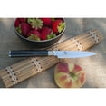 thumbnail image 4 of Shun Classic 4" Paring Knife, Handcrafted Japanese Vegetable & Fruit Knife, VG-MAX Core with Damascus Stainless Steel Cladding, Pakkawood Handle, Small Kitchen Tool for Peeling, Coring & Cutting, 4 of 6