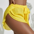 thumbnail image 4 of HAIJIE Swim Shorts Women Stretchy High Waisted Beach Shorts Womens Shorts Athletic for Girlfriend Women Summer Pull on Short, 4 of 8