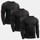 thumbnail image 1 of Camisas de compresión para hombres 3 PCS Capa base elástica de secado rápido, 1 of 7