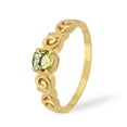 thumbnail image 2 of 925 Sterling Silver Gold Vermeil Lemon Quartz Cushion 6mm Women's Solstic Valentines Day Gifts Ring, 0.75 Ct, 2 of 4