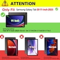 thumbnail image 4 of Étui de Protection pour Tablette Tab S9 Series avec Clavier et Souris, Touches ABS 80, 4 of 8
