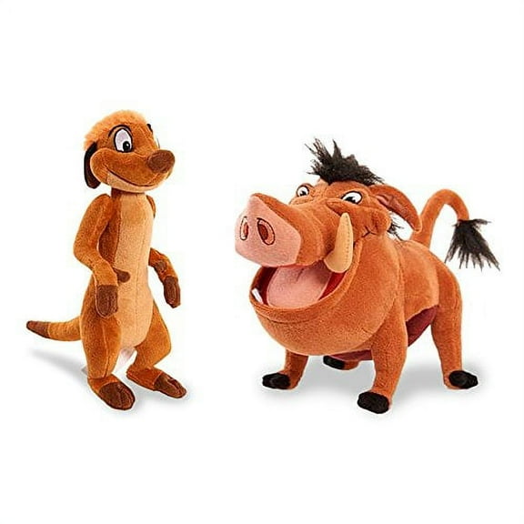 2 pc Set - Lion Guard Pumbaa and Timon Plushes
