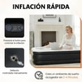 thumbnail image 4 of edx Colchón de Aire Tamaño Queen de 18 "con Bomba Incorporada, Colchones Inflables para Acampar, Colchón Interior, Cama de Aire para Invitados, 4 of 9