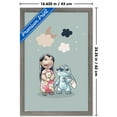 thumbnail image 3 of Disney Lilo and Stitch: Starry-Eyed - Clouds and Moon Wall Poster, 14.725" x 22.375" Framed, 3 of 5