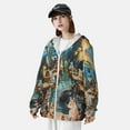 thumbnail image 3 of Lsque Whimsical Cats Night Cafe UPF 50+ Lightweight Sun Protection Men's Women's Long Sleeve Shirt, Hoodie Performance -XX-Large, 3 of 9