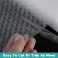 thumbnail image 6 of Shelf Liner, Non-Slip Drawer Liner 19-11/16" x 196-7/8" EVA Material Liner with Braid Pattern for Kitchen, White, 6 of 6