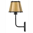 thumbnail image 6 of 4890BK-LDB Hinkley Lighting Clarke - 14W 1 LED Medium Wall Sconce-15.75 Inches Tall and 7.25 Inches Wide-Black/Lacquered Dark Brass Finish, 6 of 12