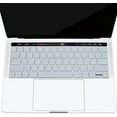 thumbnail image 7 of PINHEN 2 Pack Keyboard Cover Compatible with MacBook Pro with Touch Bar 13 and 15 inch 2019 2018 2017 2016 (Model: A2159, A1989, A1990, A1706, A1707), Silicone Skin Protector, 7 of 7