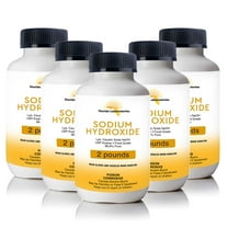 Sodium Hydroxide 99.9% Pure Food Grade Beads Caustic Soda lye 10 Lbs (Pounds)