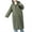 Green, variant on Wancir Rain Ponchos for Adults Reusable Raincoats Survival Heavy Duty Military Impermeable Rain Coat