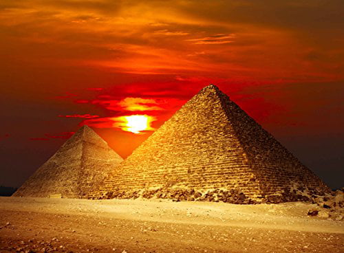 Giza Sunrise Ancient Egypt Pyramid Puzzle1000 Piece Jigsaw Puzzle 