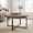 Antique Brown, variant on Octagonal Coffee Table with Patchwork Wood Top and Metal Legs - Antique Farmhouse Style