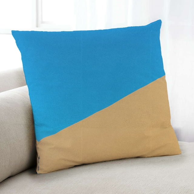 Ahgly Company Earth Sand Coussin Décoratif d'Intérieur, 18 Po X 18 Po
