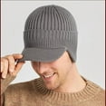 thumbnail image 2 of 2026 New Sherum Cozy Head Beanie,Fanyil Cozy Head Beanie,Beanie Winter Hat with Brim and Ear Flaps,Beanie Knitted Hat with Fleece Lining, Warm Ear Protection,for Unisex, 2 of 7