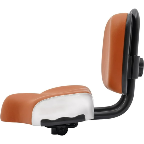 Miumaeov Tricycle Seat with Backrest Comfortable Bike Seat Cushion Wide Thick Padding Minimalist Design Easy Installation for Adult Tricycle