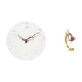 thumbnail image 1 of Reloj De Pared Silent Art Con Escultura De Bailarina De Ballet. Pieza Decorativa Para El Hogar, La Oficina, La Cocina, El Estudio Y El Dormitorio. Ideal Como Regalo., 1 of 8