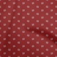 thumbnail image 1 of oneOone Tissu Popeline de Coton Rouge Rétro Fournitures de Quilting Radio Tissu de Couture au Mètre 56 Pouces de Large, 1 of 5