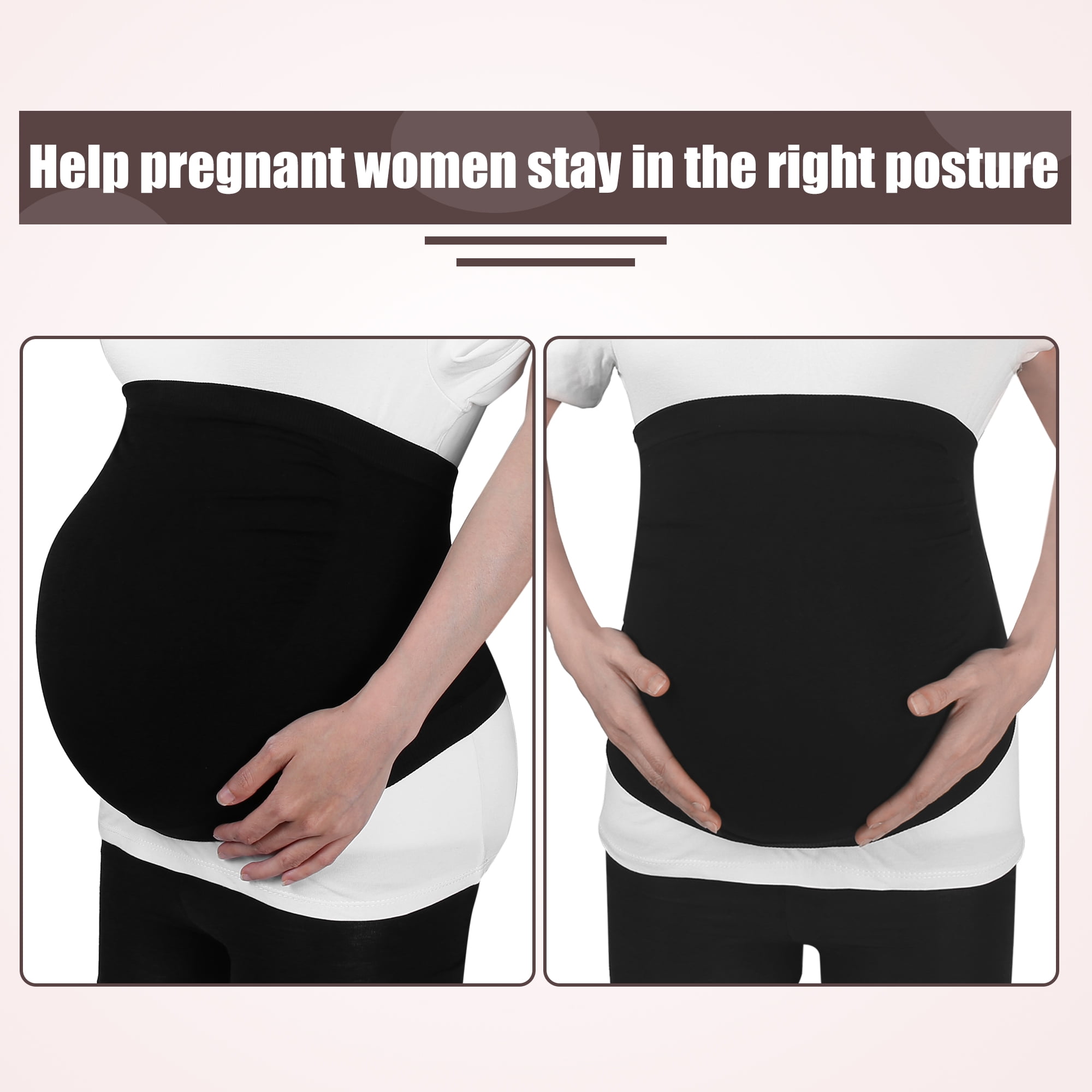 Unique Bargains 2 Pcs Women Maternity Support Belly Bands Strap