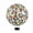 Multicolor-1, variant on VOREEN 10-Inch Multi Colored Flowers Design Mosaic Glass Gazing Balls, Handmade, Reflective