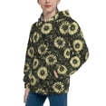thumbnail image 2 of KLL Unisex Kids Boys Girls Hooded Pocket Pullover Hoodies-Sunflowers, 2 of 5
