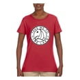 thumbnail image 2 of Wild Bobby, Take Me To The Lake, Women Graphic Tee, Red, Small, 2 of 4