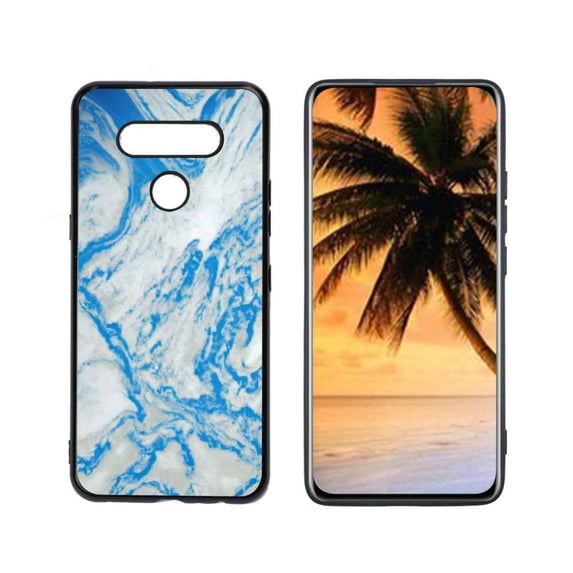 Blue-Marble-s-Men-39 Phone Case, Degined for LG K51 Case Men Women, Flexible Silicone Shockproof Case for LG K51