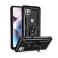 thumbnail image 1 of [PST] Motorola One 5G Ace (6.7") Kickstand Rotating Ring Case, Heavy Duty Drop Protection Hybrid Shock Absorption Rugged Hard Phone Case Cover with Ring Stand Fits Magnetic Car Mount, 1 of 4