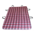 thumbnail image 1 of MERIGLARE Coussin de Lit de Positionnement avec Poignées Tissu Coulissant pour Aînés pour Soignant Aînés Carreaux Rouges 90x120cm, 1 of 9