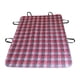 thumbnail image 1 of Posicionamiento de la almohadilla de la cama con manijas en movimiento de la hoja de transferencia para cuidadores ancianos Plaid rojo 90x120 cm, 1 of 8