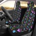 thumbnail image 2 of Honeii Snails 1 Print Car Seat Covers 2 Pieces, Full Set Universal Seat Covers for Cars, Waterproof Auto Seat Protectors, 2 of 7