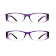 thumbnail image 2 of Eyebogo Kaylee Value 2-Pack Women Rectangular Reading Glasses, Purple/Kaylee/Emma, +4.00, 2 of 4