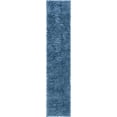 thumbnail image 2 of Infinity Collection Solid Shag Runner Rug by Rugs.com – Blue 2' 7" x 13' High-Pile Plush Shag Rug Perfect for Hallways, Living Rooms, Bedrooms and More, 2 of 4