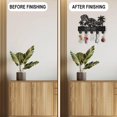 thumbnail image 5 of Dinosaur Coat Rack Wall Mount Palm Tree Ancient Animal Wood Key Holder for Wall 11.8×7.9inch Decorative Key Hooks with 5 Alloy Hooks for Gift Entryway Front Door Hallway Kitchen Office, 5 of 9