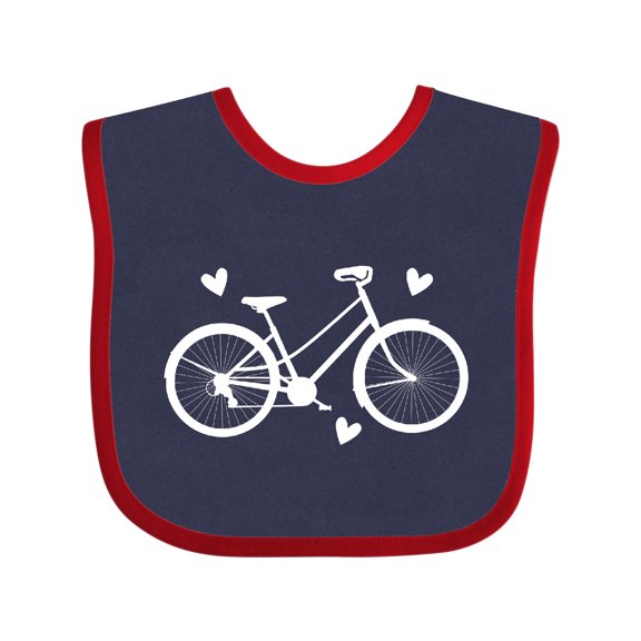 Inktastic Bicycle Cycling Bike Lover Girls Baby Bib