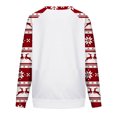 thumbnail image 4 of Puntoco - Sudadera con estampado navideño de manga larga para mujer, informal, a la moda, blusa Puntoco Puntoco-3553, 4 of 5