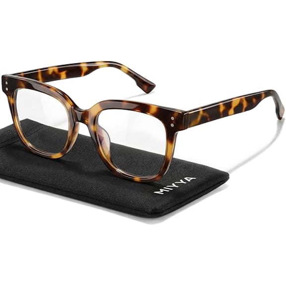 miyya Blue Light Glasses for Women - Oversized UV & Blue Light Blocker Chunky Frames, Stylish Eyewear Access