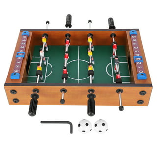 Best Buy: Toy Time Tabletop Foosball Table- Portable Mini Table Football /  Soccer Game Set with Two Balls and Score Keeper Green, Red, White, Yellow,  Blue 647338IHE