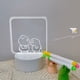 thumbnail image 2 of Toystoory Tablero de mensajes LED, tablero de notas para la escuela, tablero acrílico iluminado, tablero de mensajes acrílico iluminado Decoración del hogar mi Toque abrir, 2 of 6