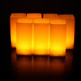thumbnail image 4 of 12 Velas LED Intermitentes sin Llama - Blanco Cálido - Decoraciones Navideñas de Halloween (L), 4 of 5