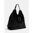 thumbnail image 2 of Madden NYC Women's Faux Fur Tote Bag, Black, 2 of 5
