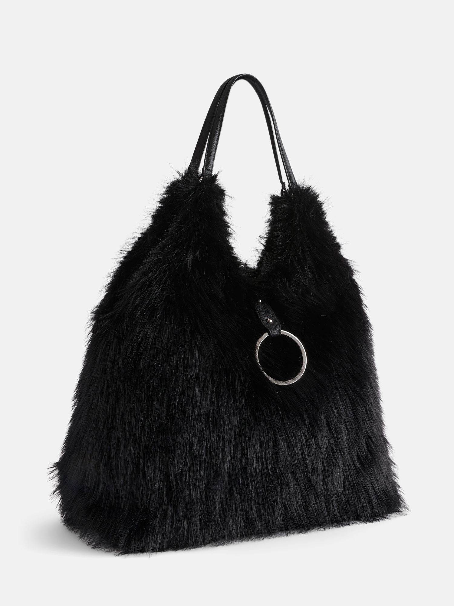 Madden NYC Women's Faux Fur Tote Bag photo 2